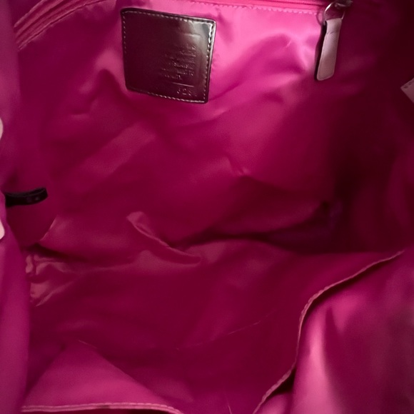 Coach Poppy signature jacquard purse - Picture 7 of 10